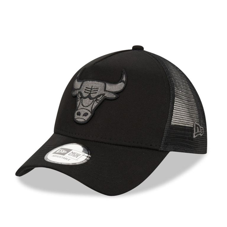 Gorras New Era Nba Negros - Chicago Bulls Tonal A-Frame Trucker 80794XRTM